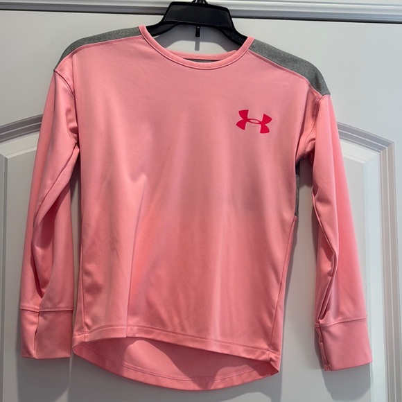 Under Armour Other - Under Armour Pink and Gray Athletic Top